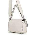 Fendi Handbag Selleria Bucket Calf Leather Bag Shoulder White — view 2