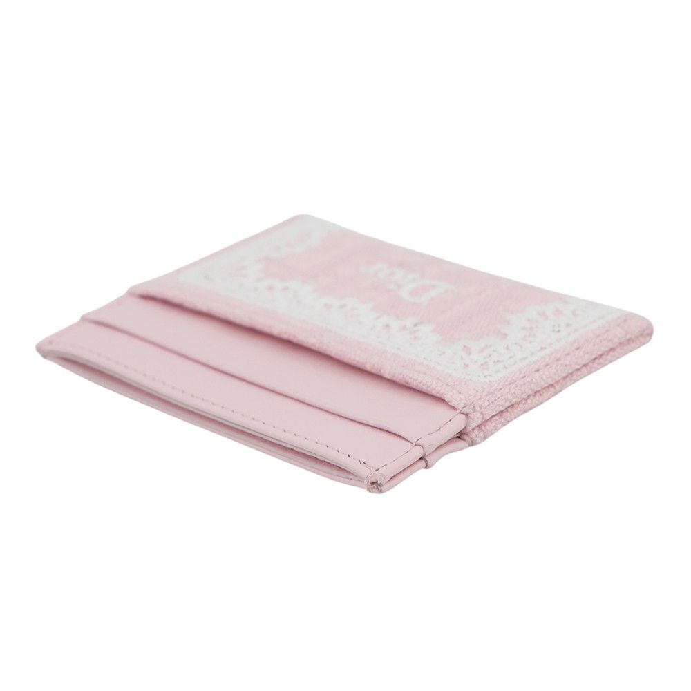 Dior Card Case Amour Oblique Jacquard Frisia Holder — view 2