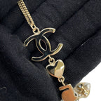 Chanel Necklace CC Logo Star Heart No5 Motif Rhinestone Metal Faux Pearl — view 6