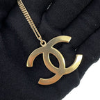 Chanel Necklace Quilted CC Logo Rhinestone — view 6