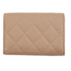 Chanel Trifold Wallet Quilted CC Logo Classic Small Flap Caviar Leather — view 3