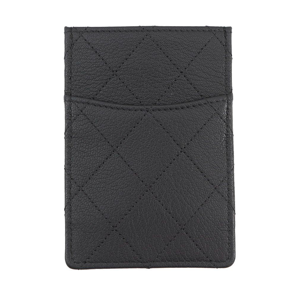 Chanel Card Case Quilted CC Logo — view 3