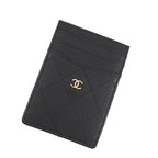 Chanel Card Case Quilted CC Logo