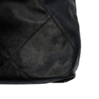 Chanel Handbag 22 Mini CC Logo Shiny Calf Leather 2-Way Black — view 7