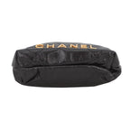 Chanel Handbag 22 Mini CC Logo Shiny Calf Leather 2-Way Black — view 3