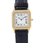 Cartier Santos Dumont LM Extra Flat Watch White Dial