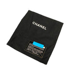 Chanel Shoulder Bag Choco Bar Black Chain Matte Silver Leather — view 8
