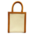 Celine Handbag Mini Vertical Cover Ivory Brown Leather — view 3
