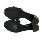 Hermes Mules 39 Oasis Black Silver — view 8