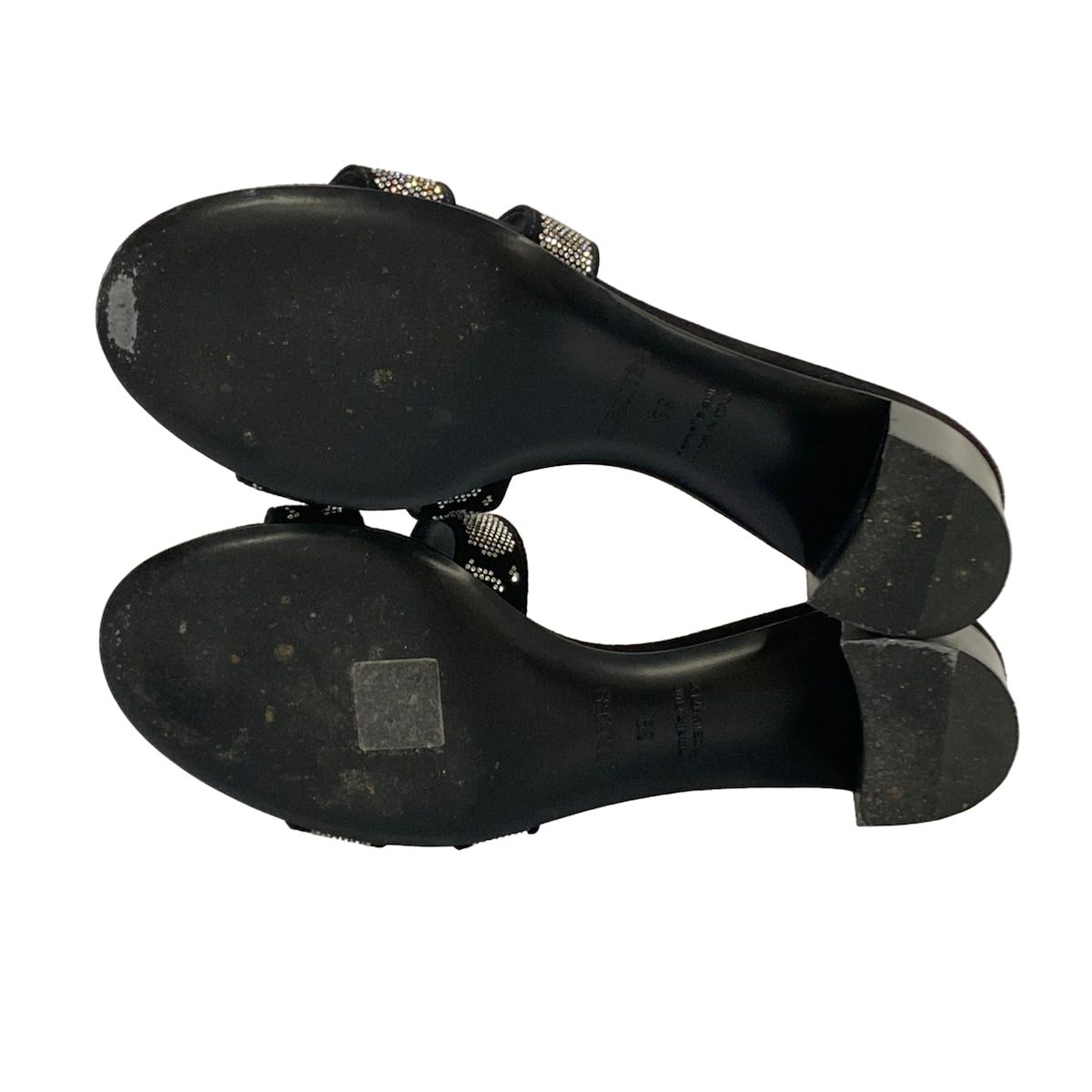 Hermes Mules 39 Oasis Black Silver — view 8