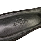 Hermes Mules 39 Oasis Black Silver — view 9