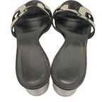 Hermes Mules 39 Oasis Black Silver — view 7