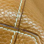 Hermes Tote Double Sens 45 Orange Gold Reversible — view 9