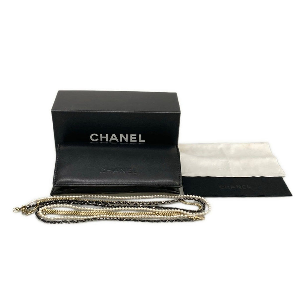 Chanel Sunglasses Black Gold Eyewear — view 6