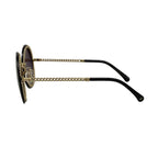 Chanel Sunglasses Black Gold Eyewear — view 2