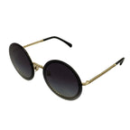Chanel Sunglasses Black Gold Eyewear