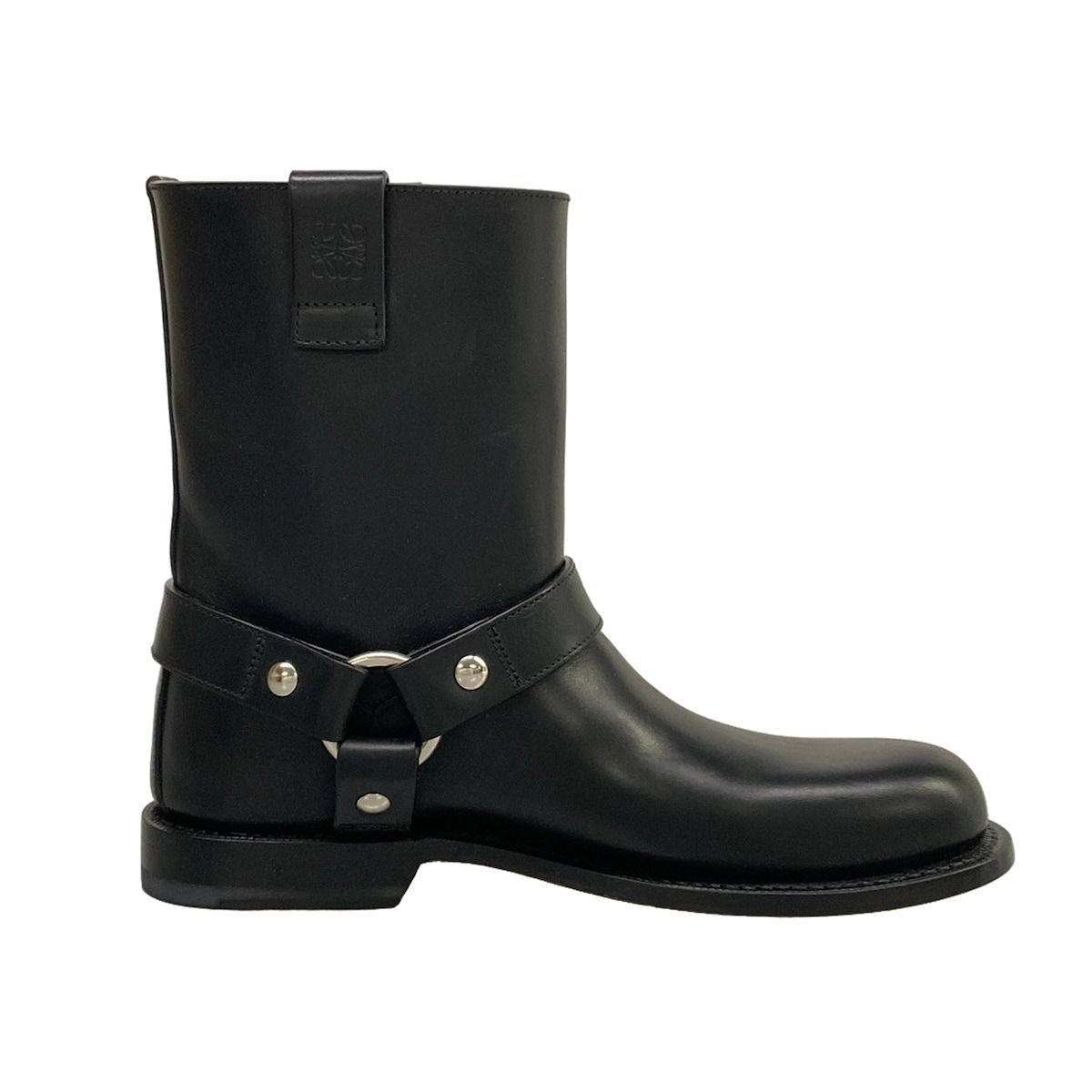 Loewe Short Boots 37 Black Engineer Outsole Partially Reupholstered Leather — view 2