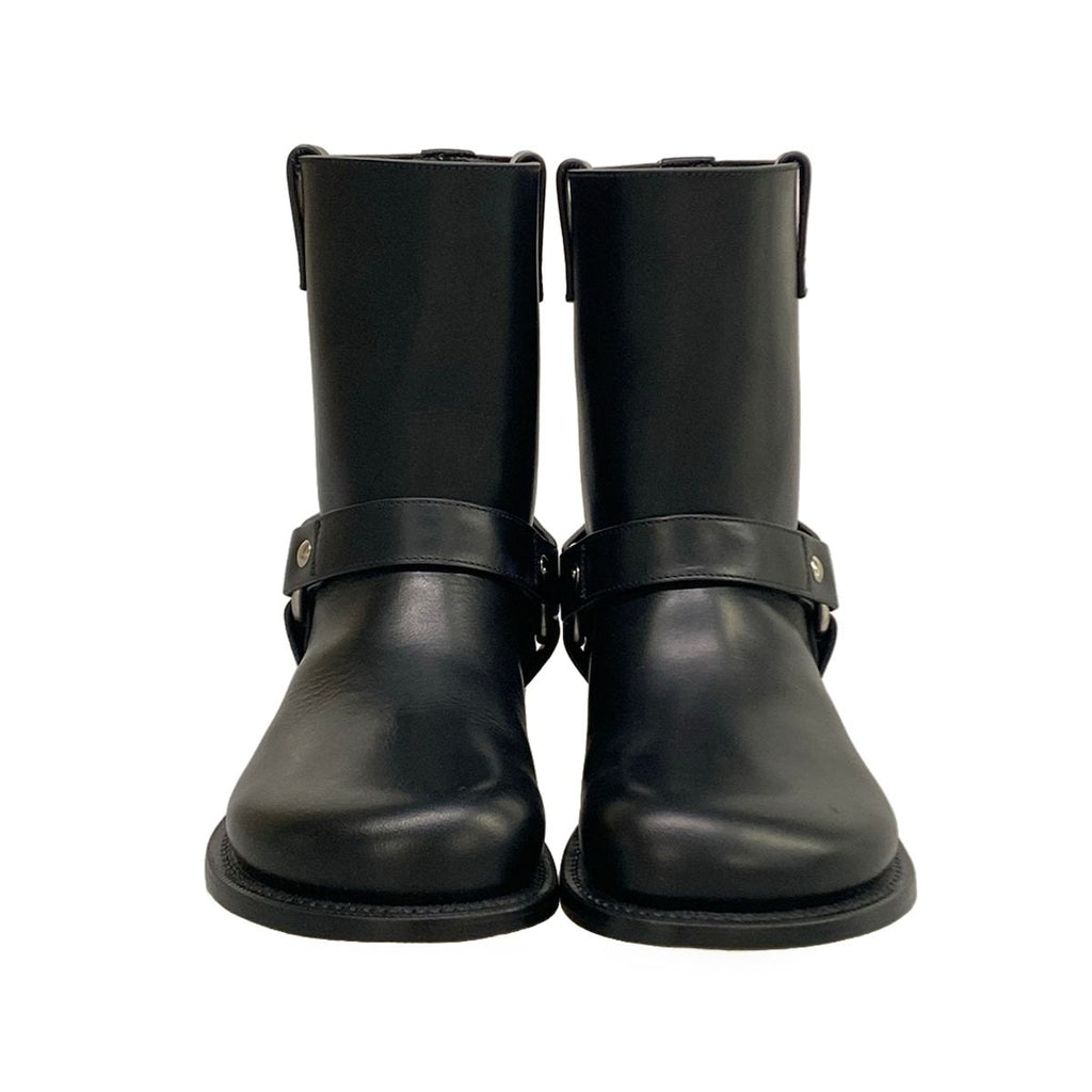 Loewe Short Boots 37 Black Engineer Outsole Partially Reupholstered Leather — view 5