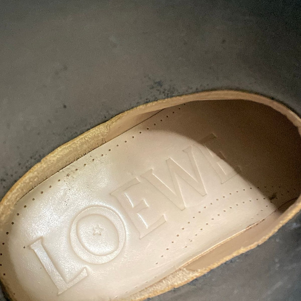 Loewe Short Boots 37 Black Engineer Outsole Partially Reupholstered Leather — view 9