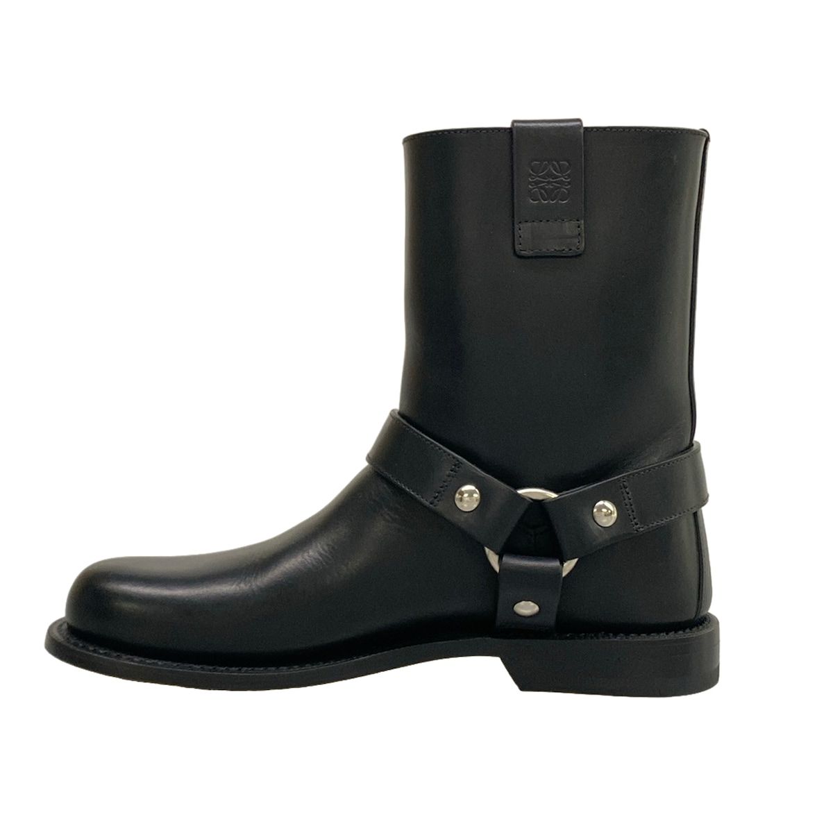 Loewe Short Boots 37 Black Engineer Outsole Partially Reupholstered Leather — view 3