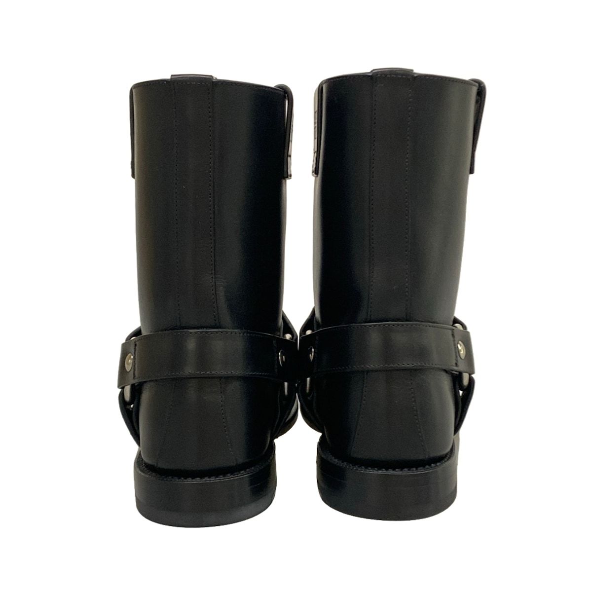 Loewe Short Boots 37 Black Engineer Outsole Partially Reupholstered Leather — view 6
