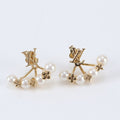 Louis Vuitton Mini Gram Pearl Earrings Gold