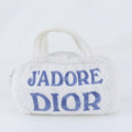 Dior Jadore Pile Logo Embroidery Handbag Tote