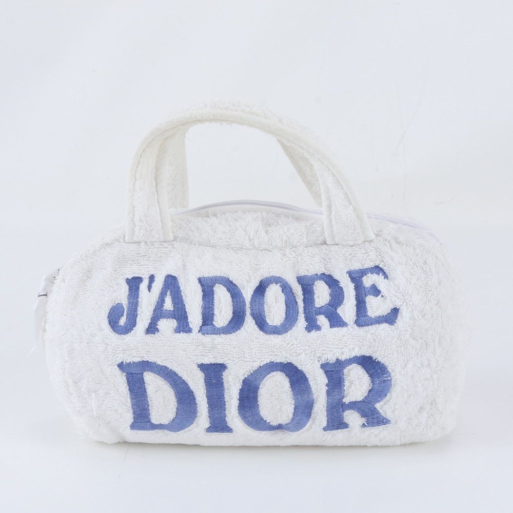 Dior Jadore Pile Logo Embroidery Handbag Tote