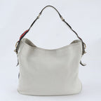 Gucci Heritage Web Leather Shoulder Bag Hand — view 3