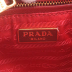 Prada Quilted Chain Shoulder Bag Crossbody Red — view 8