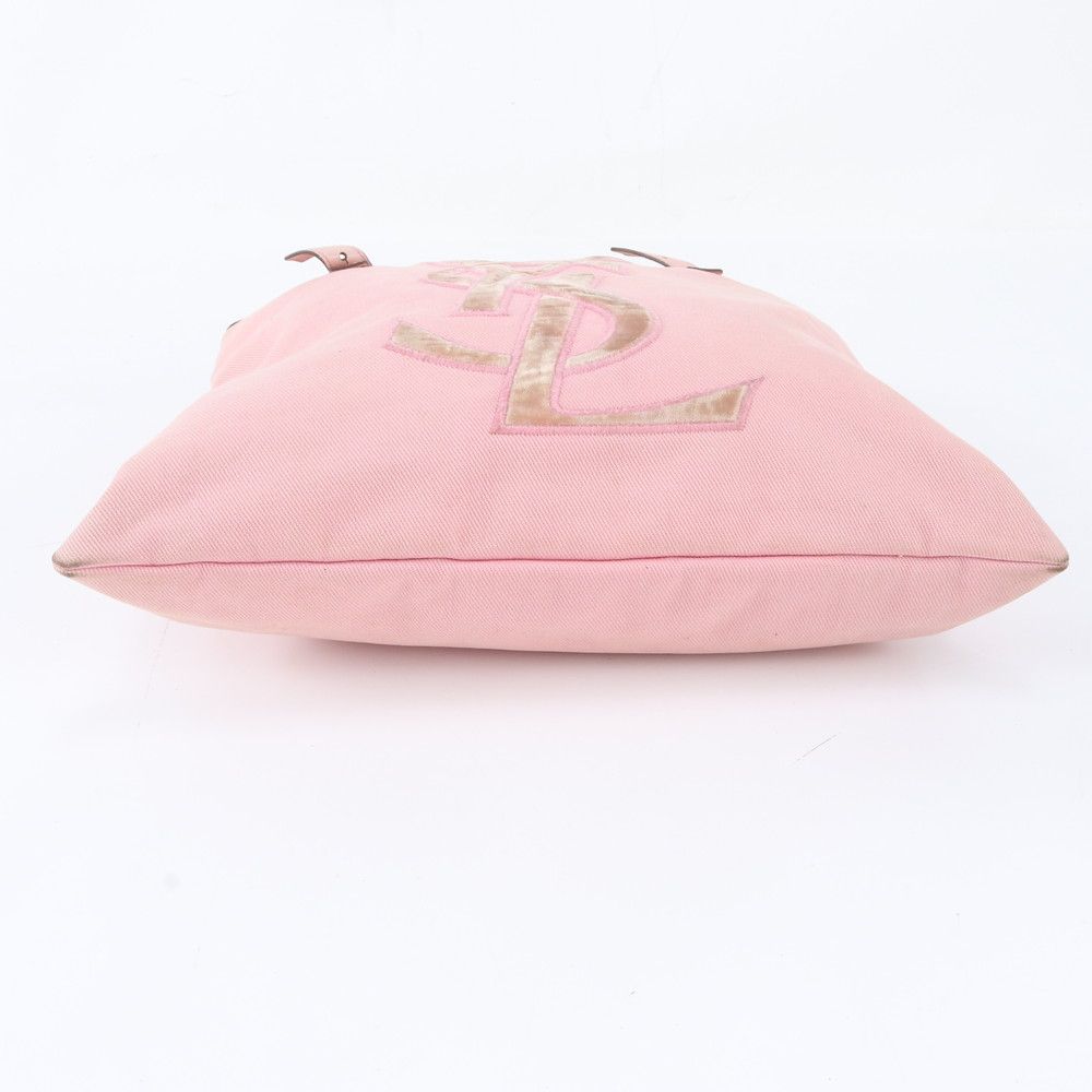 Saint Laurent Rive Gauche YSL Kahala Tote Shoulder Pink Leather — view 5