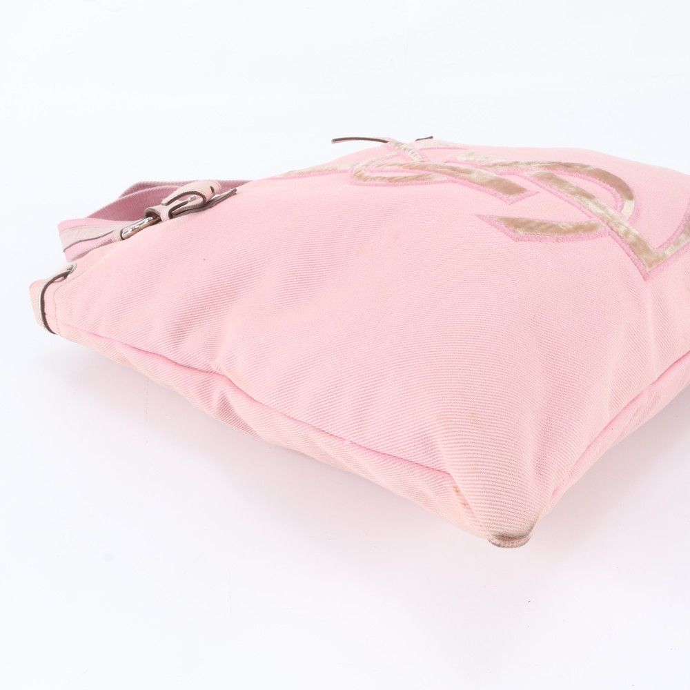 Saint Laurent Rive Gauche YSL Kahala Tote Shoulder Pink Leather — view 6