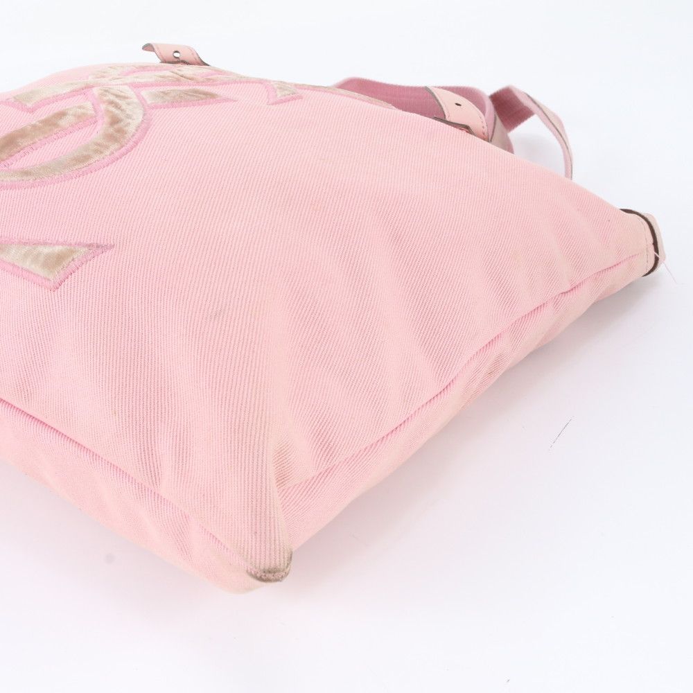 Saint Laurent Rive Gauche YSL Kahala Tote Shoulder Pink Leather — view 4