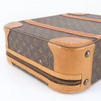 Louis Vuitton Monogram Stratos 50 Leather Trunk Hard Case Boston Bag — view 6