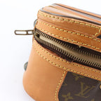 Louis Vuitton Monogram Stratos 50 Leather Trunk Hard Case Boston Bag — view 9