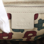 Gucci Guccissima Hysteria Logo Plate Leather Handbag Tote — view 9