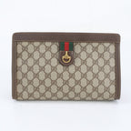 Gucci GG Supreme Leather Clutch Pouch Business