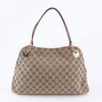 Gucci GG Canvas Leather Tote Shoulder Hand — view 3