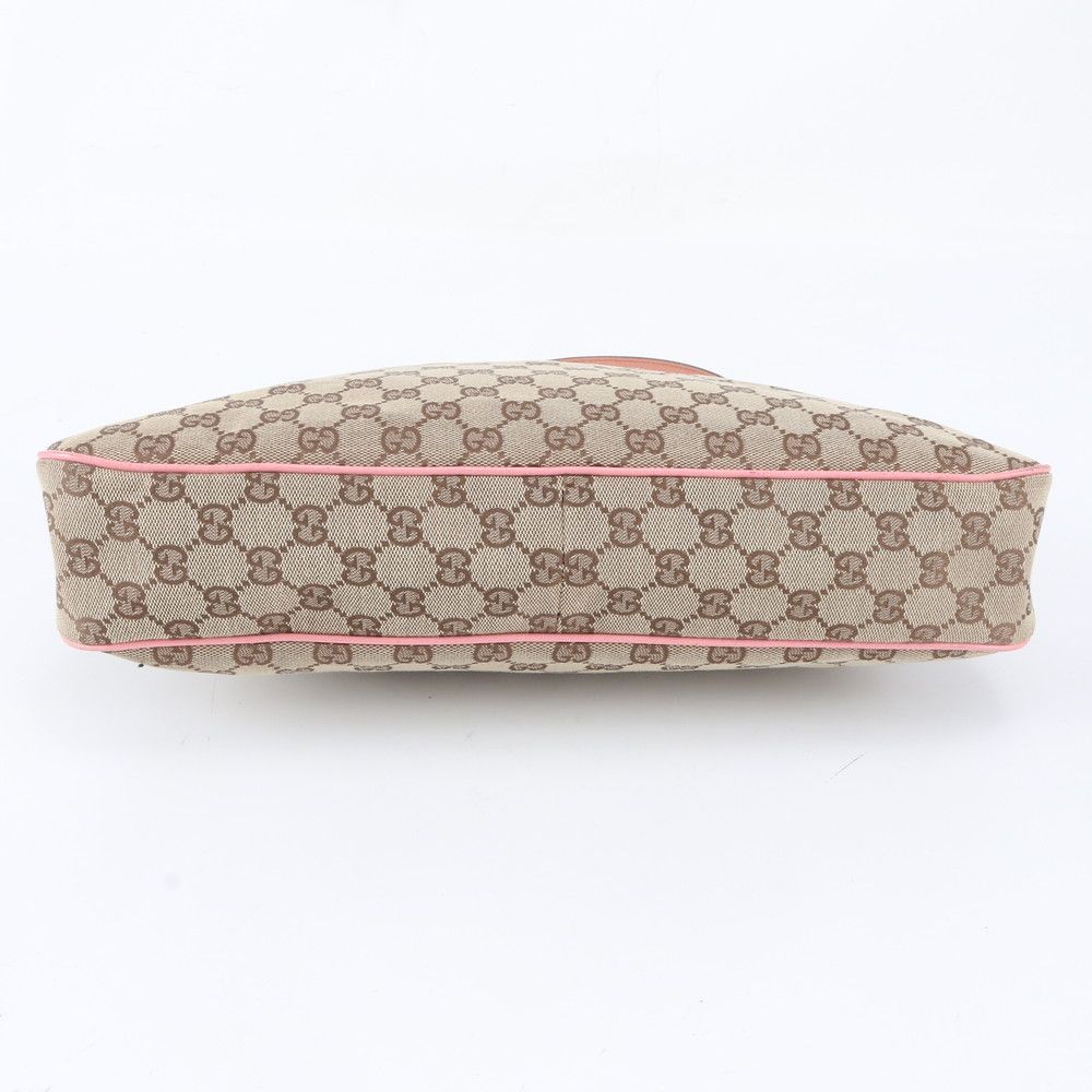 Gucci GG Canvas Leather Tote Shoulder Hand — view 5