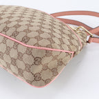 Gucci GG Canvas Leather Tote Shoulder Hand — view 4
