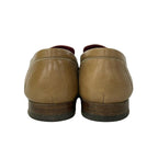 Hermes Loafers 34.5 Beige Silver Leather — view 3