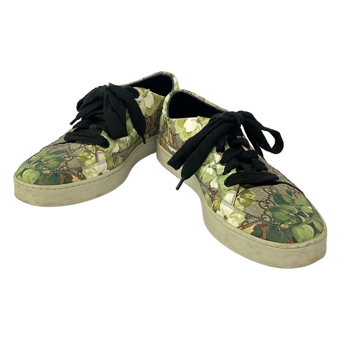 Gucci Sneakers 8.5 Beige Black Multi GG Blue Muss Leather — view 2