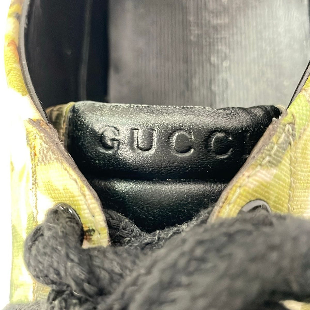 Gucci Sneakers 8.5 Beige Black Multi GG Blue Muss Leather — view 6