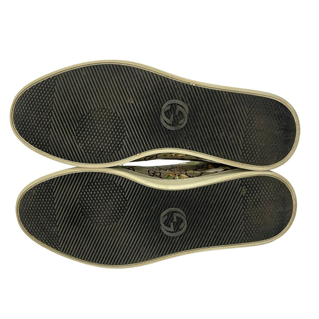 Gucci Sneakers 8.5 Beige Black Multi GG Blue Muss Leather — view 4