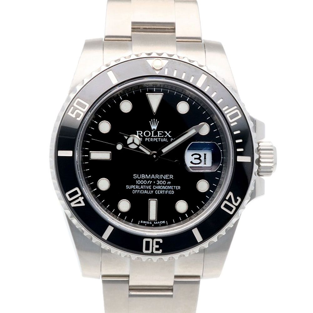 Rolex Submariner Oyster Perpetual Watch Stainless Steel Automatic Winding