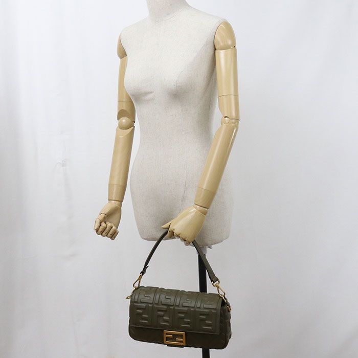 Fendi 2-Way Baguette Handbag Calf — view 8