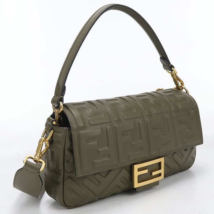 Fendi 2-Way Baguette Handbag Calf