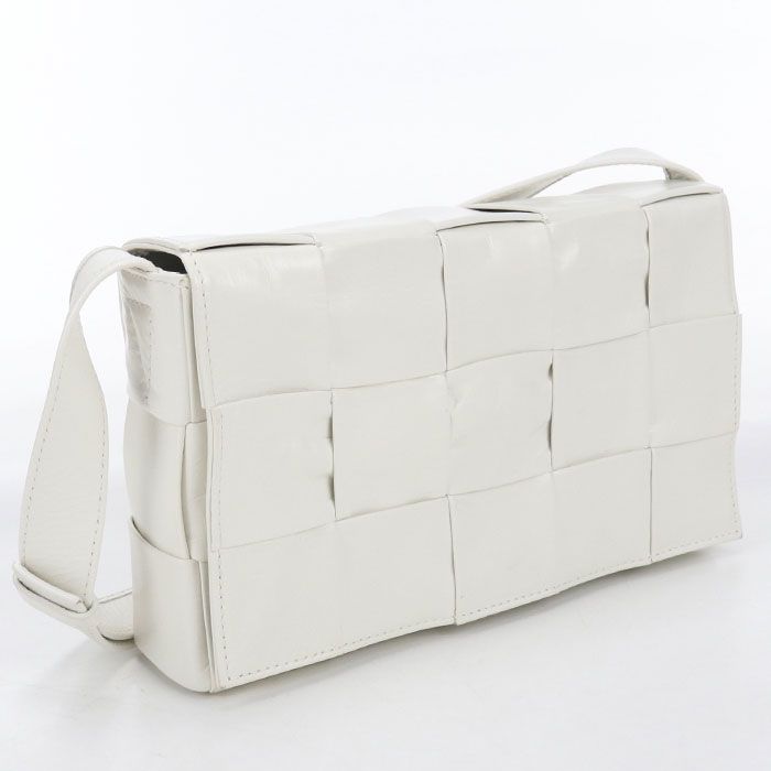 Bottega Veneta Cassette Shoulder Bag Leather