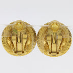 Chanel CC Logo Vintage Gold Plated Earrings — view 3