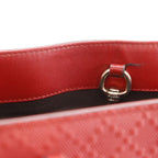 Gucci Diamante Leather Red Tote — view 7